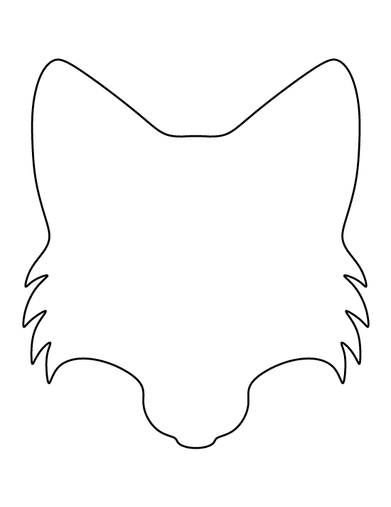 Fox Template Printable