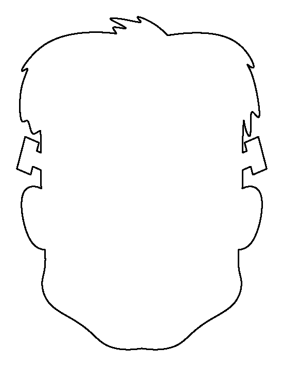 Frankenstein Head Template