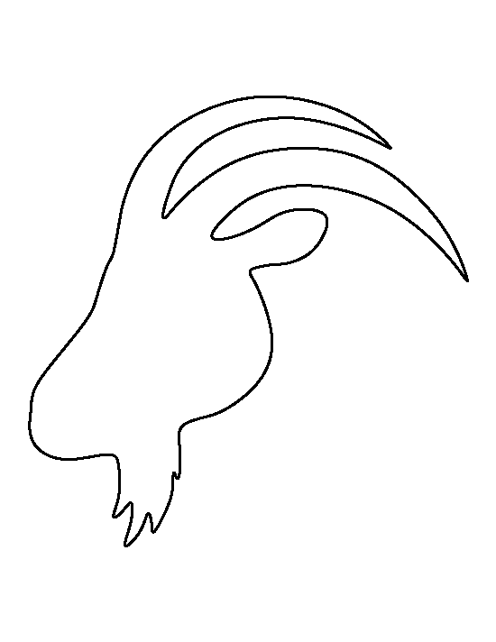 Goat Head Template