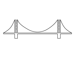 Golden Gate Bridge Pattern