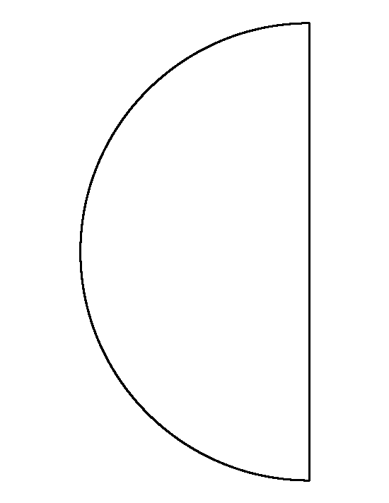  Half Circle By 