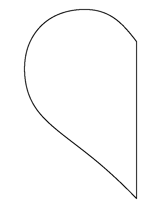 Heart Template For Word
