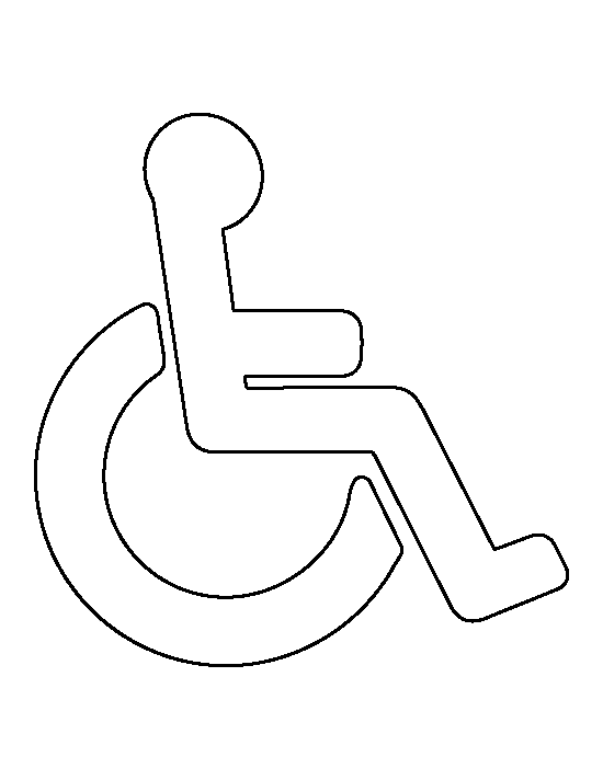 Handicap Symbol Template