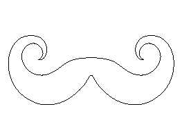 Handlebar Mustache Pattern