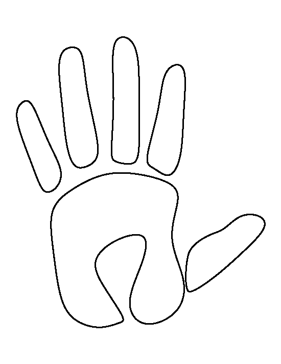 Handprint Template