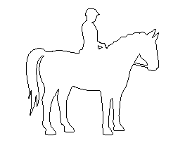 Horse and Rider Pattern