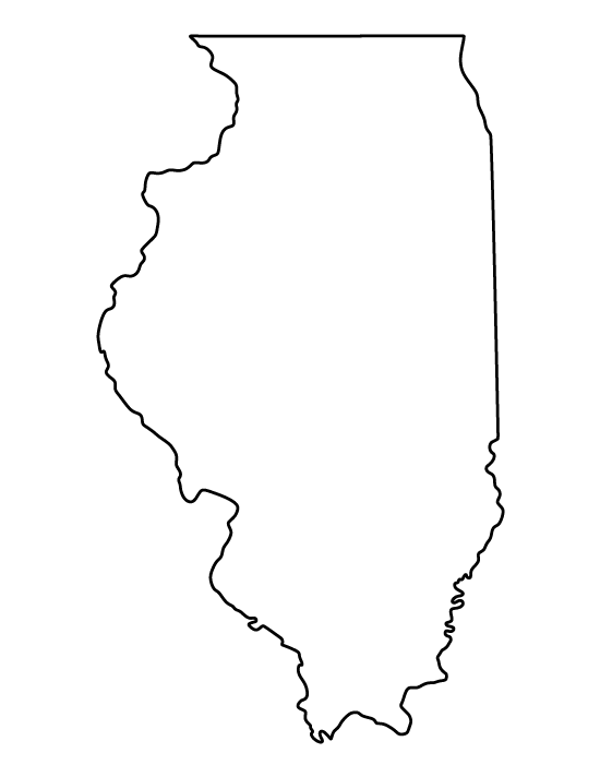Printable Illinois Template