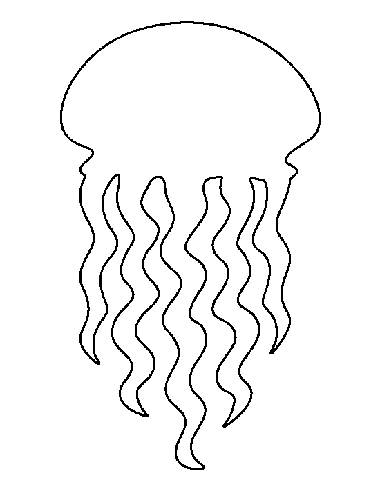 Jellyfish Template Printable Free