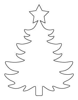 Large Christmas Tree Pattern