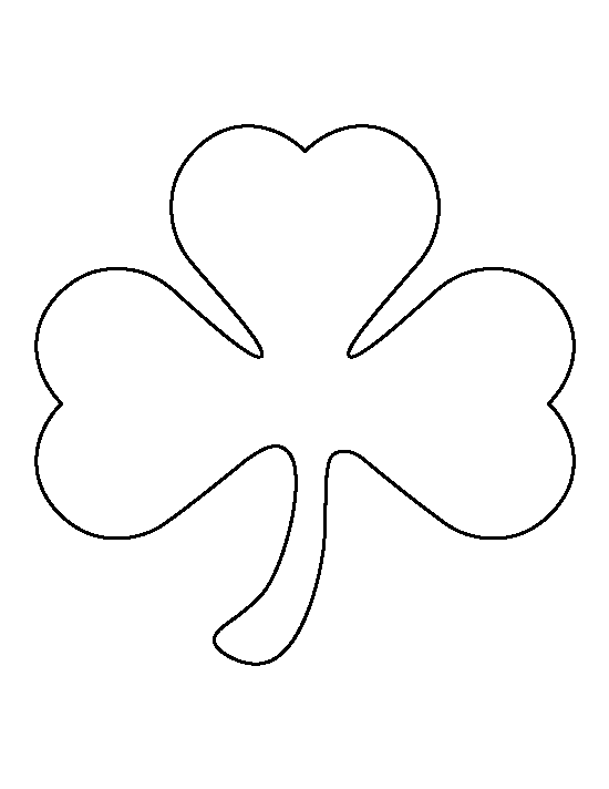 large-shamrock-printable