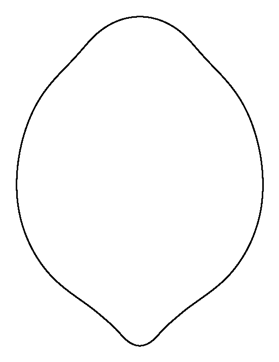 Printable Lemon Template