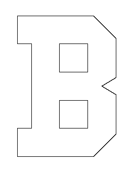 Letter B Pattern