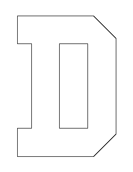Letter D Pattern