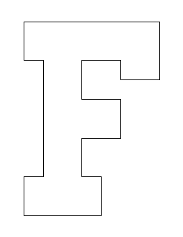 Letter F Pattern