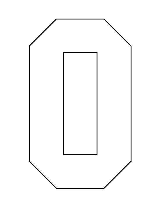 Letter O Template