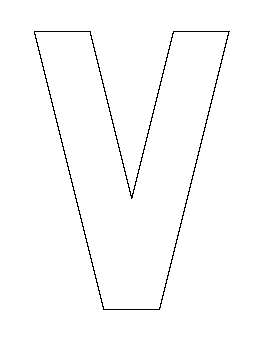 Letter V Pattern