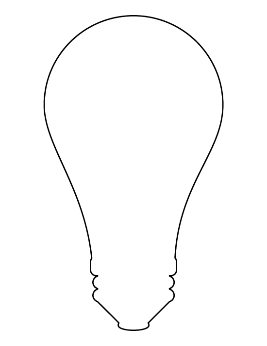 Light Bulb Template