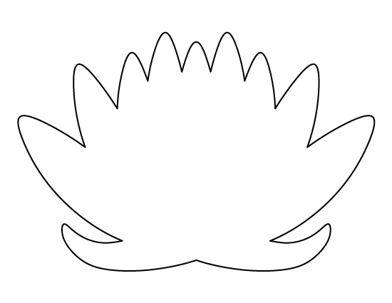 Lotus Flower Template
