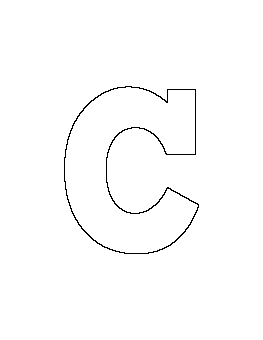 Lowercase Letter C Pattern