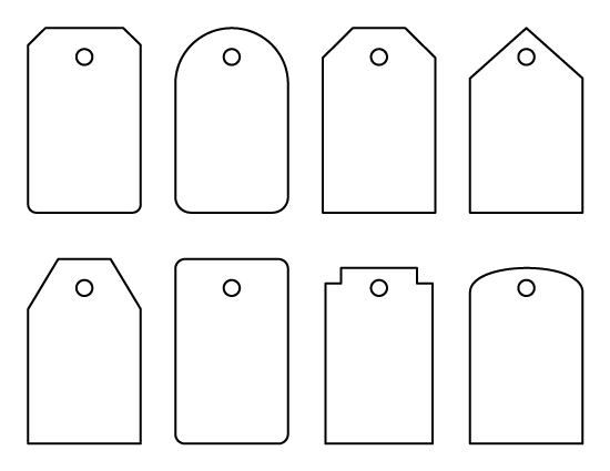 Luggage Tag Template