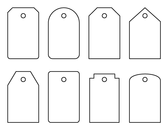 Printable Luggage Tag Template