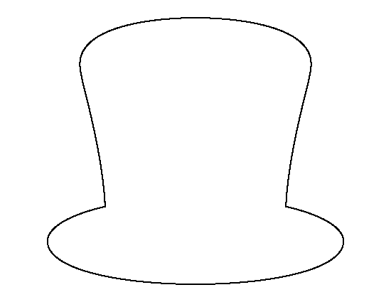 Printable Magic Hat Template