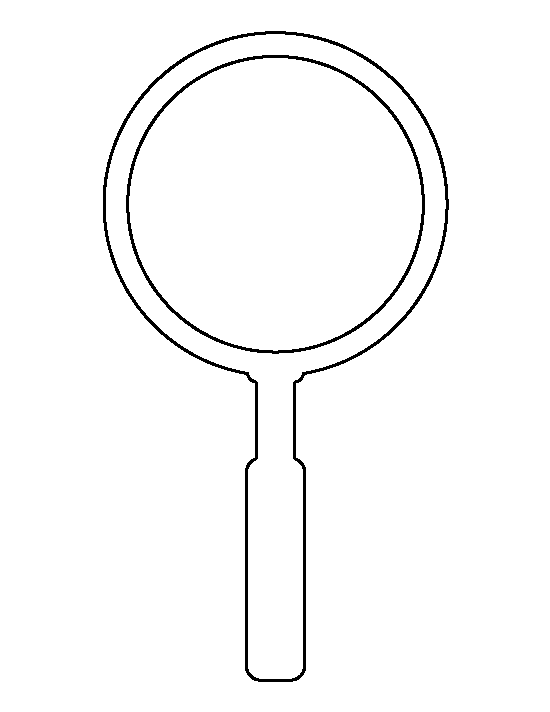 Magnifying Glass Template