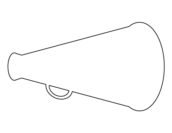 Printable Megaphone Template