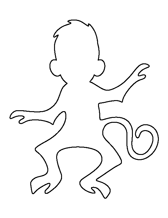 monkey body template