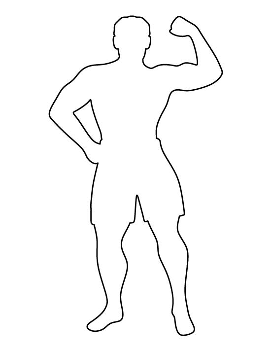 Muscle Man Template