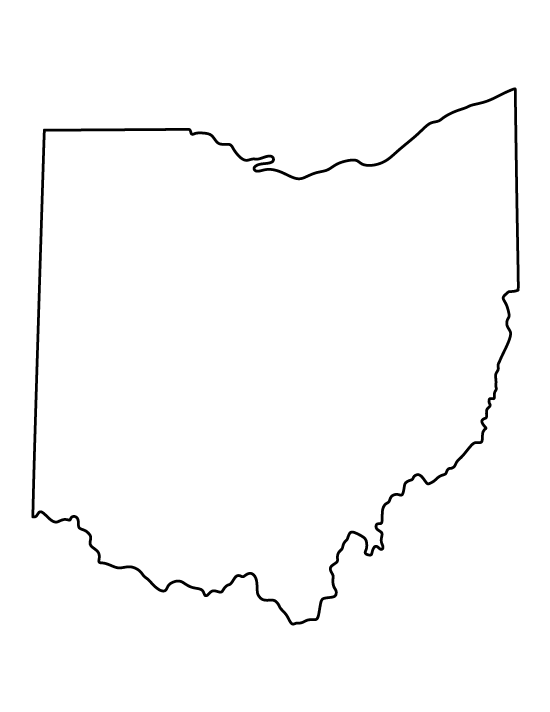 Printable Ohio Template