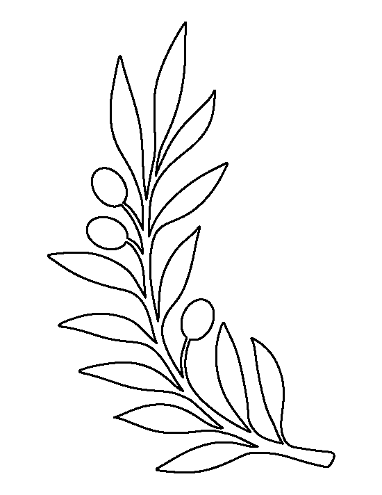 Olive Branch Template