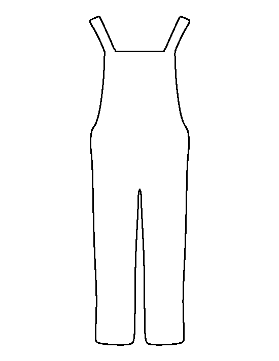 Overalls Template