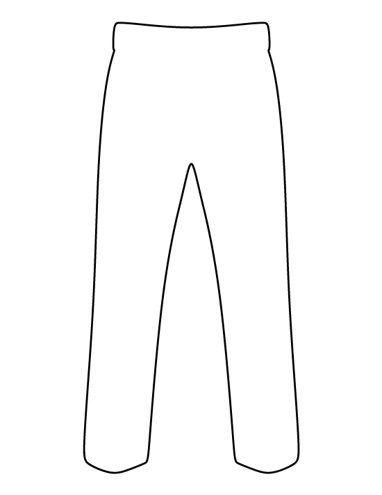 Printable Pants Template