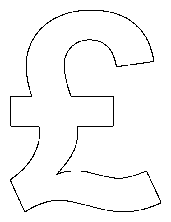 Pound Sign Template