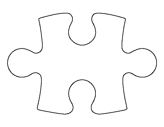 Puzzle Piece Template