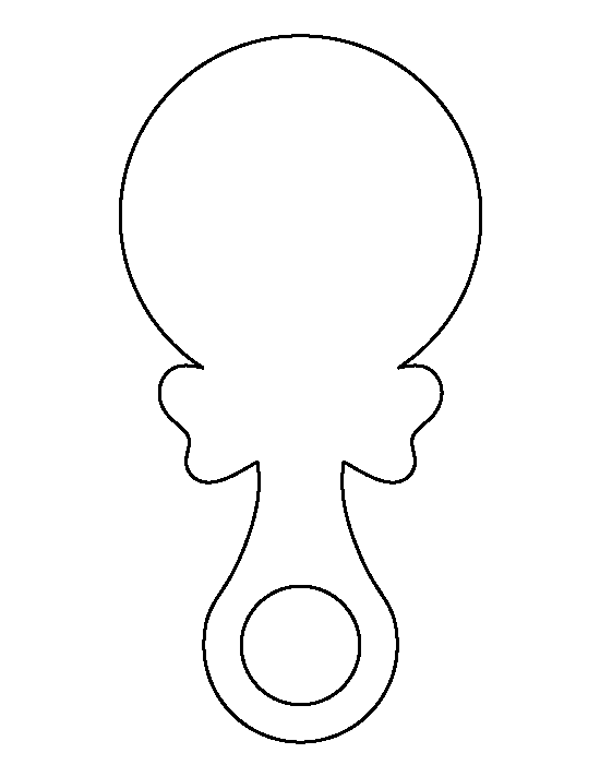 Printable Rattle Template