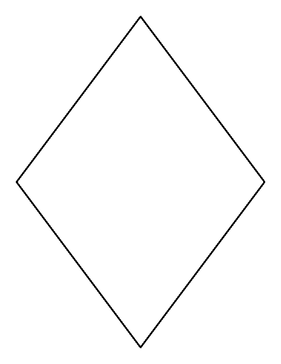 Rhombus Template