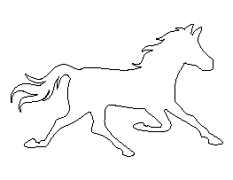 Running Horse Pattern
