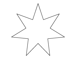 Seven-Pointed Star Pattern
