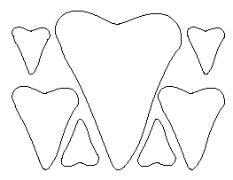 Shark Teeth Pattern
