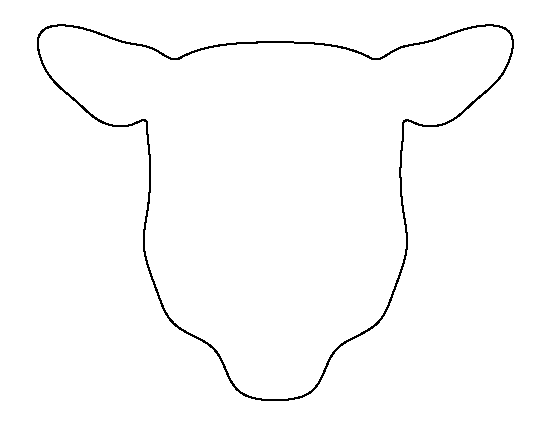 Free Printable Sheep Ears Template