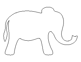 Simple Elephant Pattern