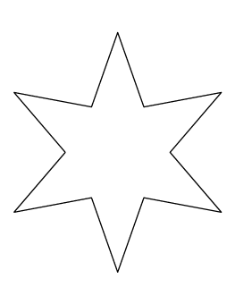 Six-Pointed Star Pattern
