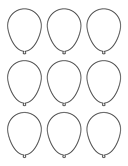 Small Balloon Pattern