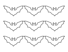 Small Bat Pattern
