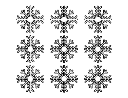 Small Snowflake Pattern
