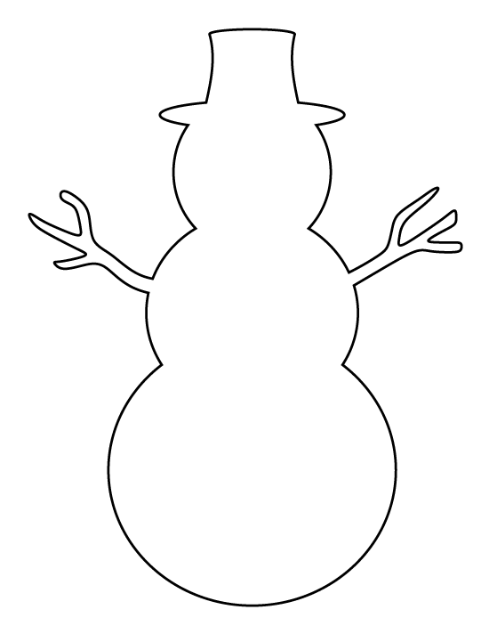 Snowman Printable Craft