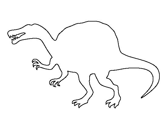 Spinosaurus Template