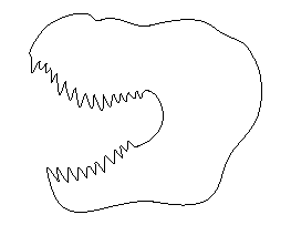 T-Rex Head Pattern